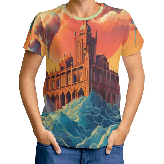 New Mens All Over Print T-shirt