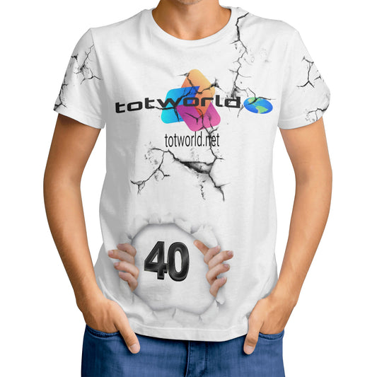 New Mens All Over Print T-shirt