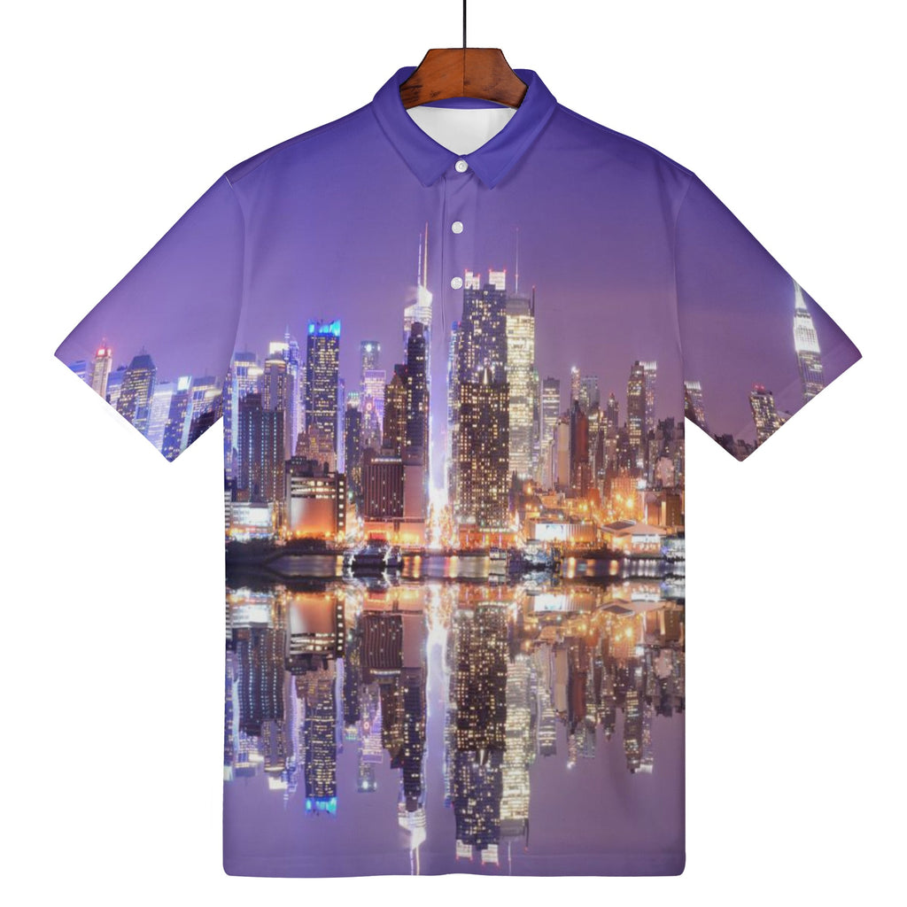 Women's All Over Print Polo Shirt