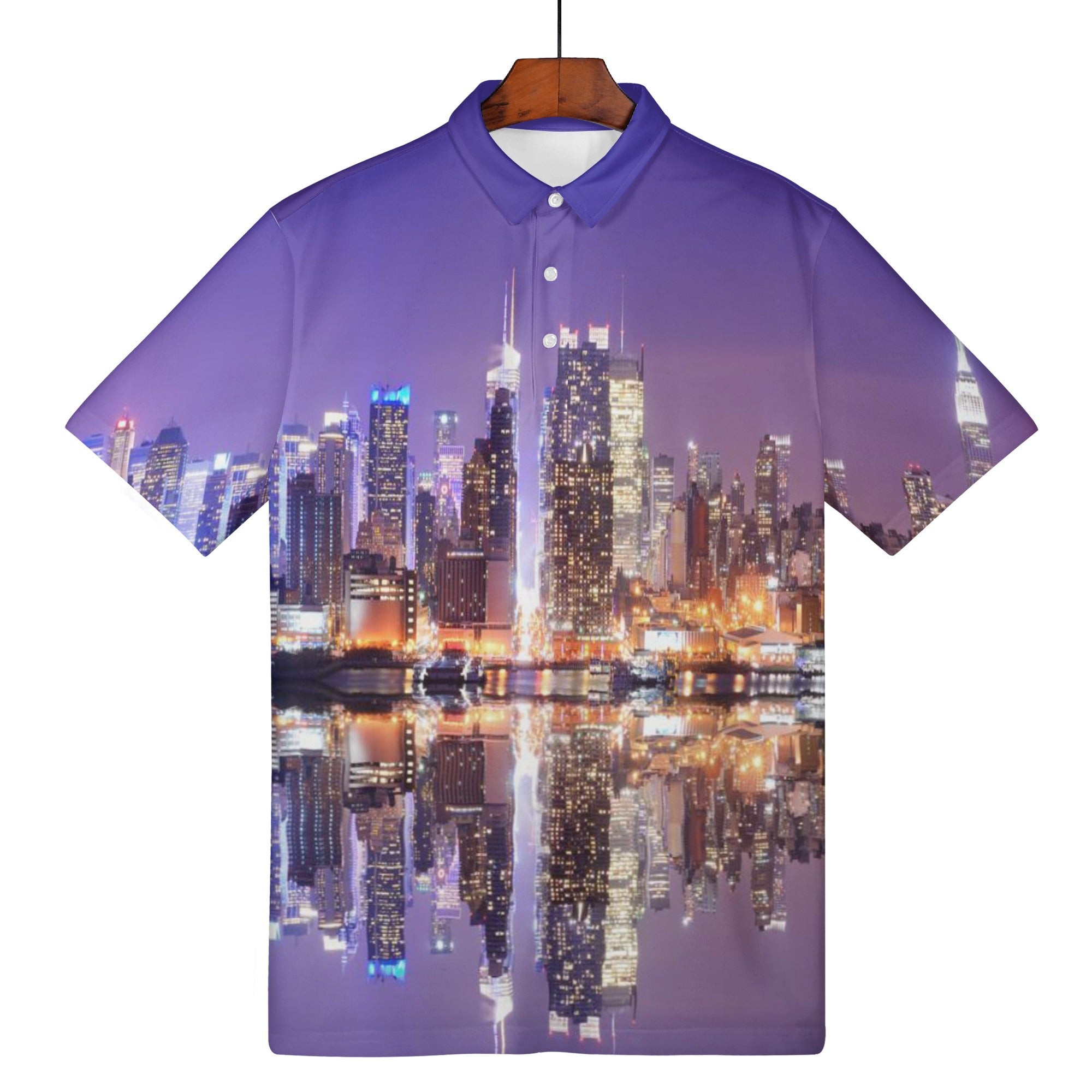 Women's All Over Print Polo Shirt
