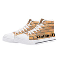 Men's High Top Canvas Shoes With Customized Tongue