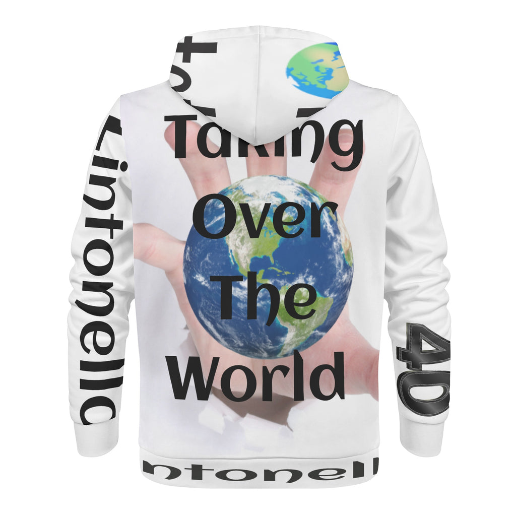 Men's All Over Print Zip Hoodie