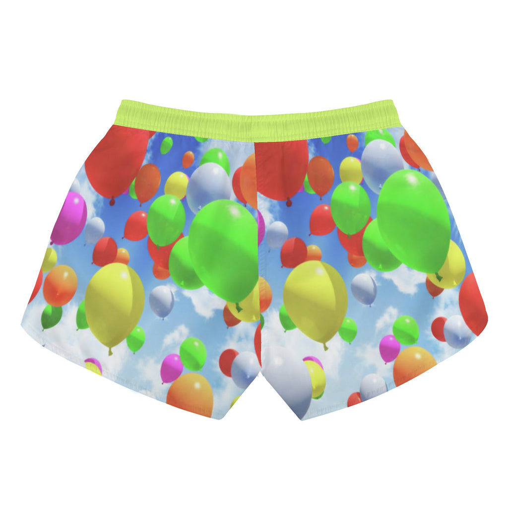 Womens All Over Print Casual Shorts