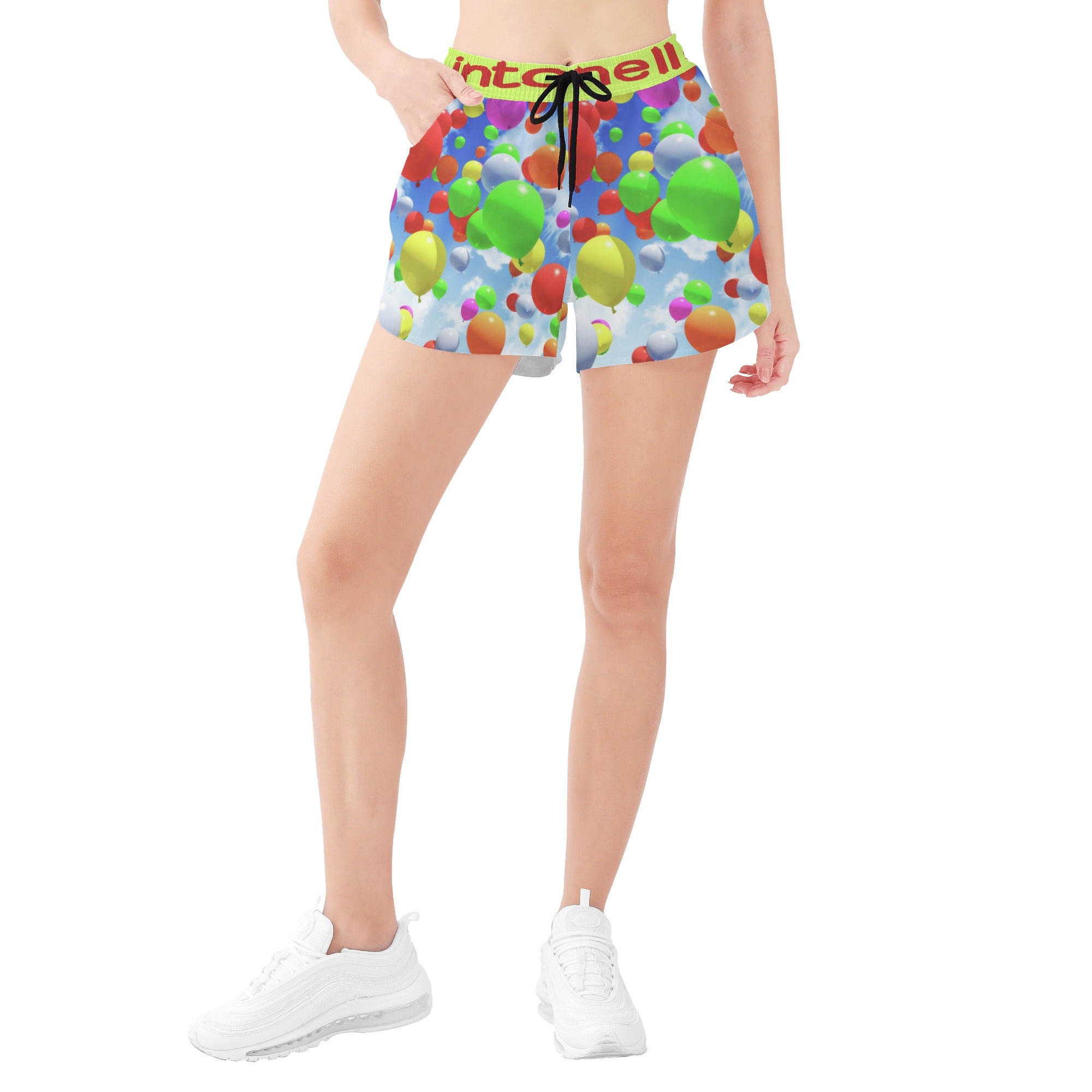 Womens All Over Print Casual Shorts