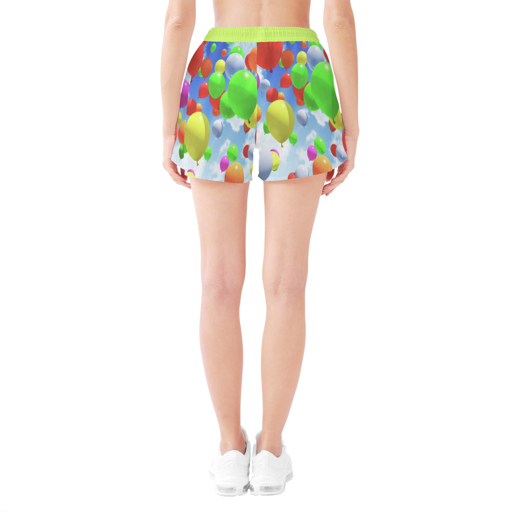 Womens All Over Print Casual Shorts