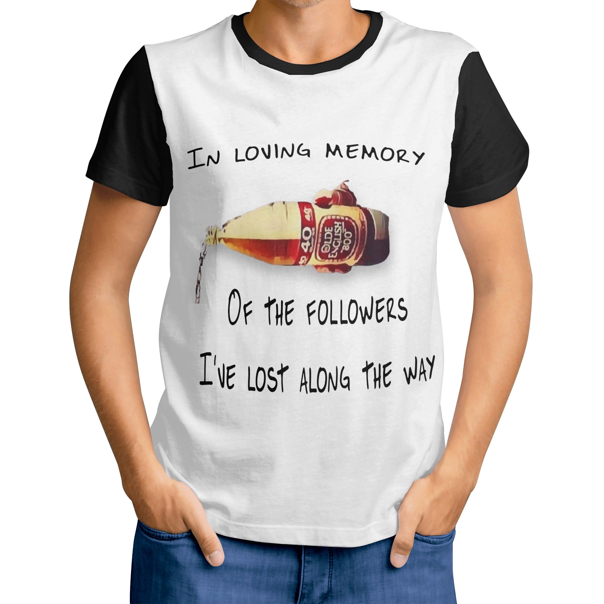 New Mens All Over Print T-shirt
