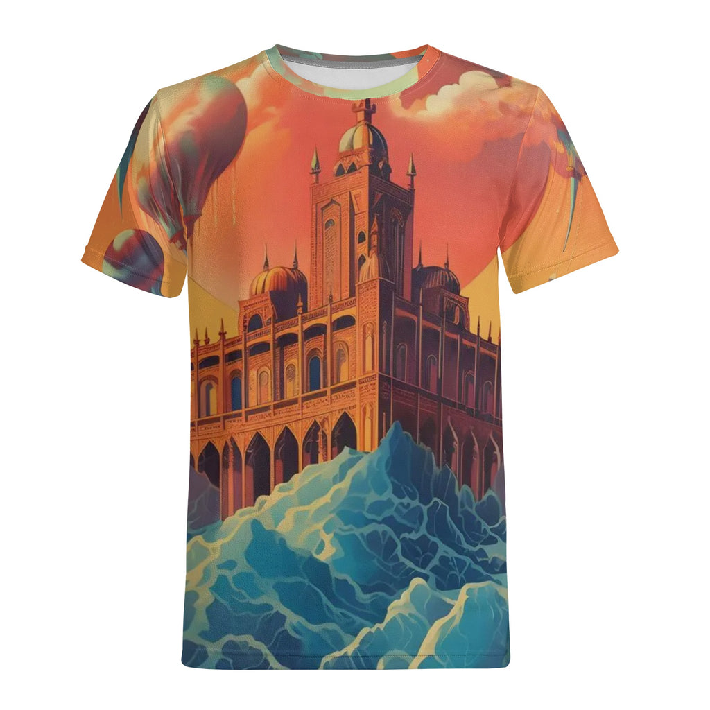 New Mens All Over Print T-shirt
