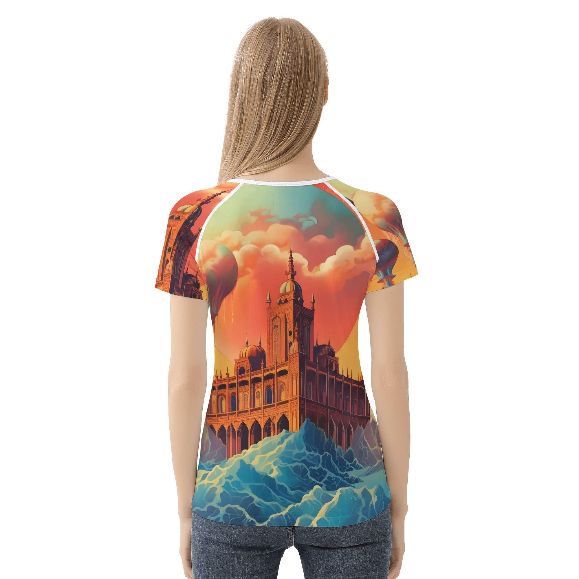 Womens All-Over Print T shirt