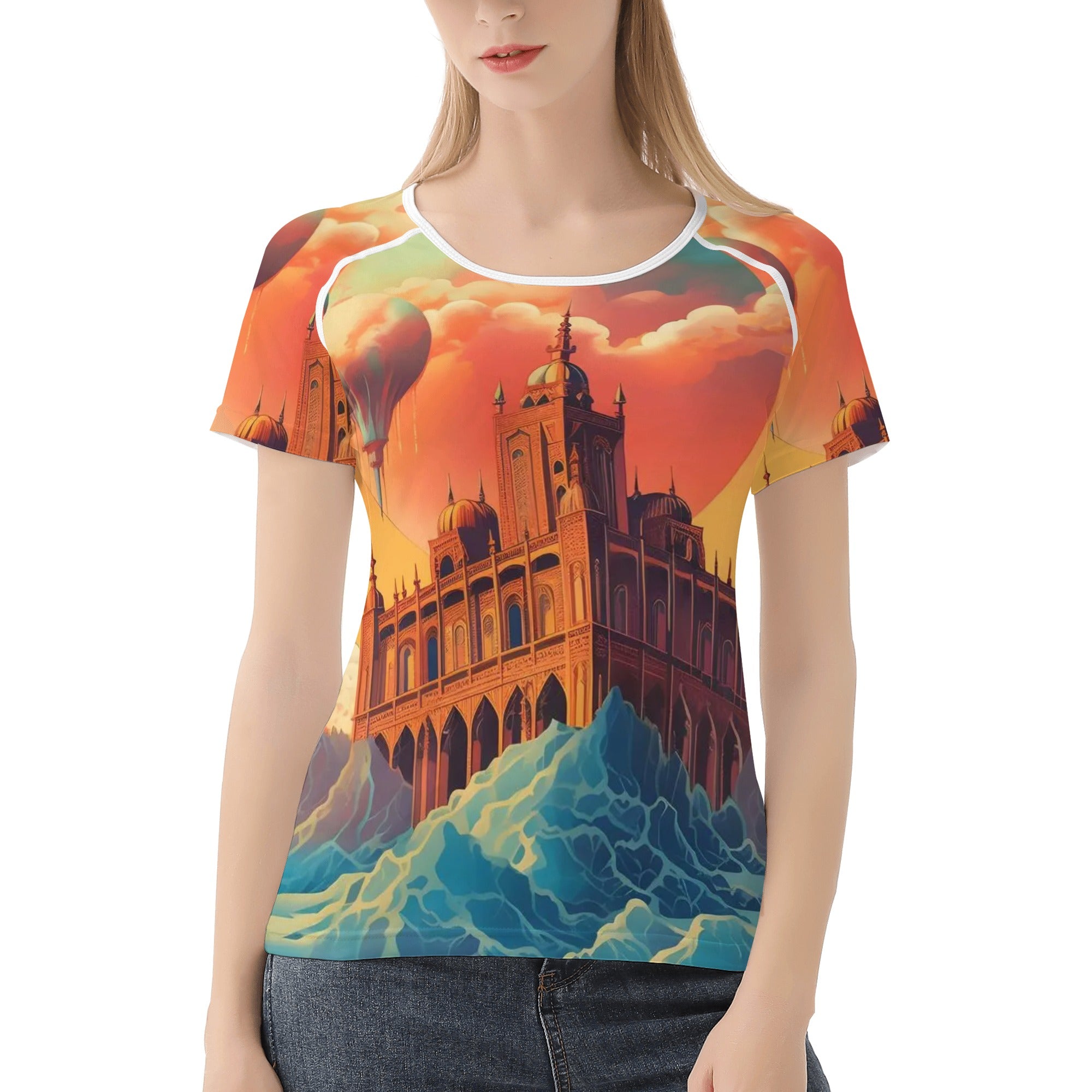 Womens All-Over Print T shirt