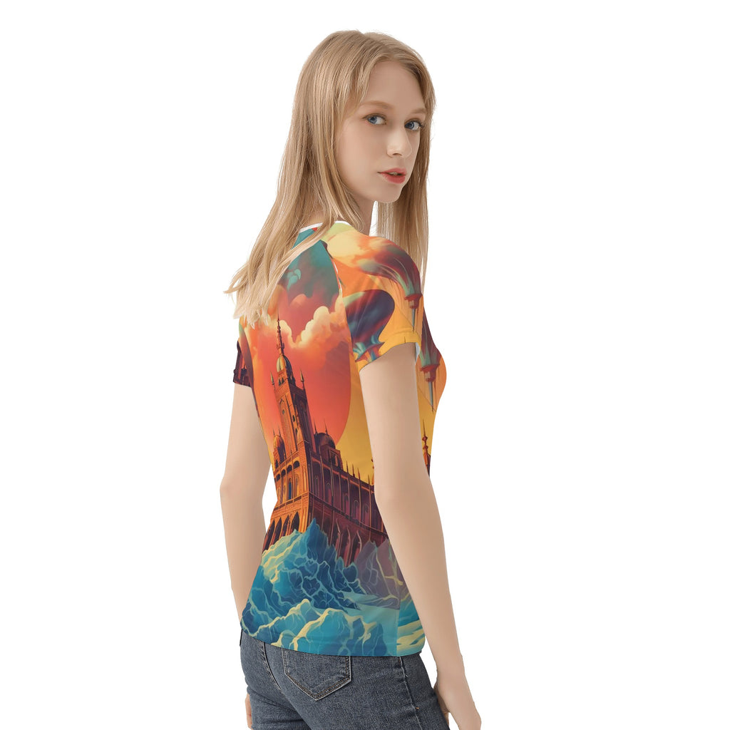 Womens All-Over Print T shirt