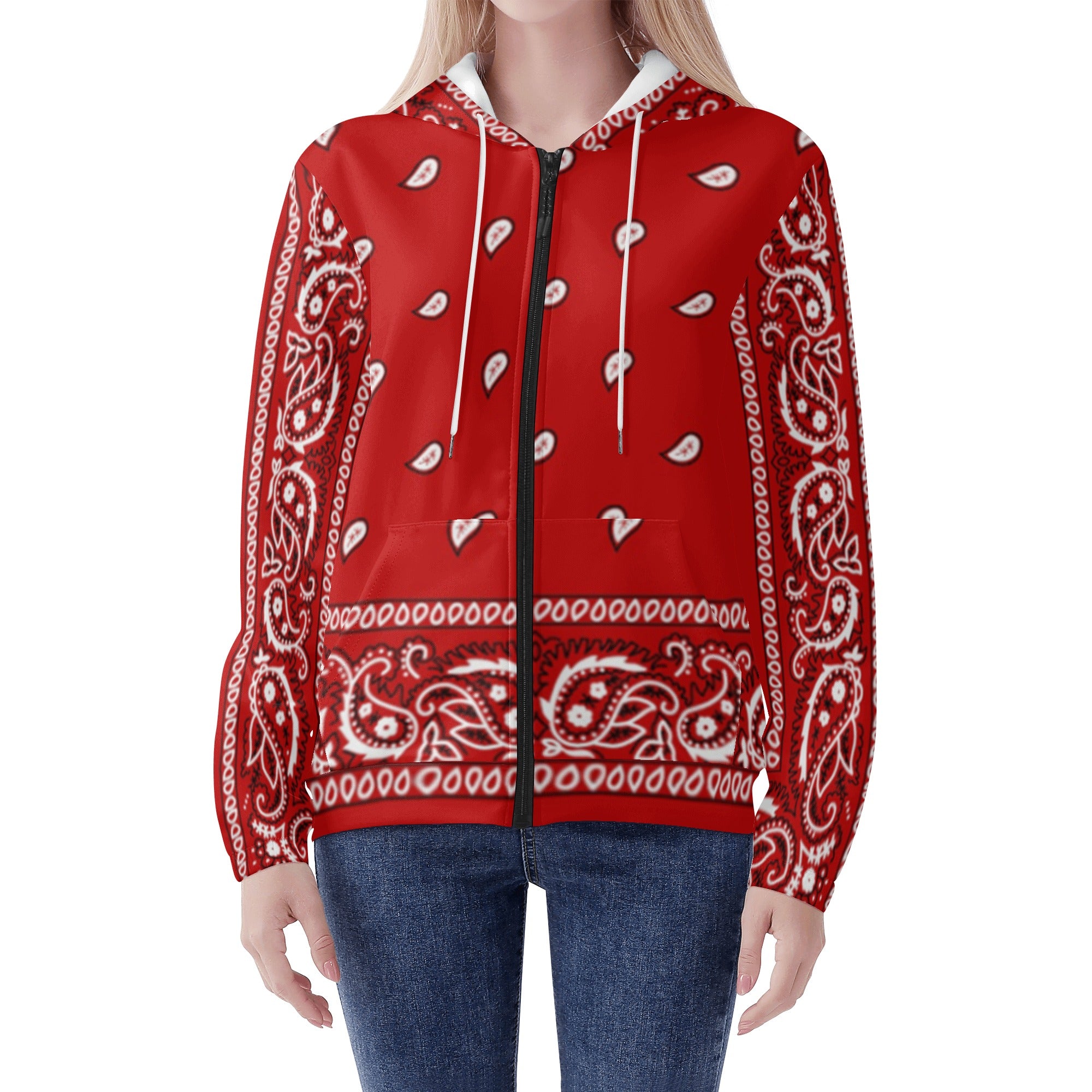 Womens Lightweight Zipper Jumper Sweatshirt Hoodie