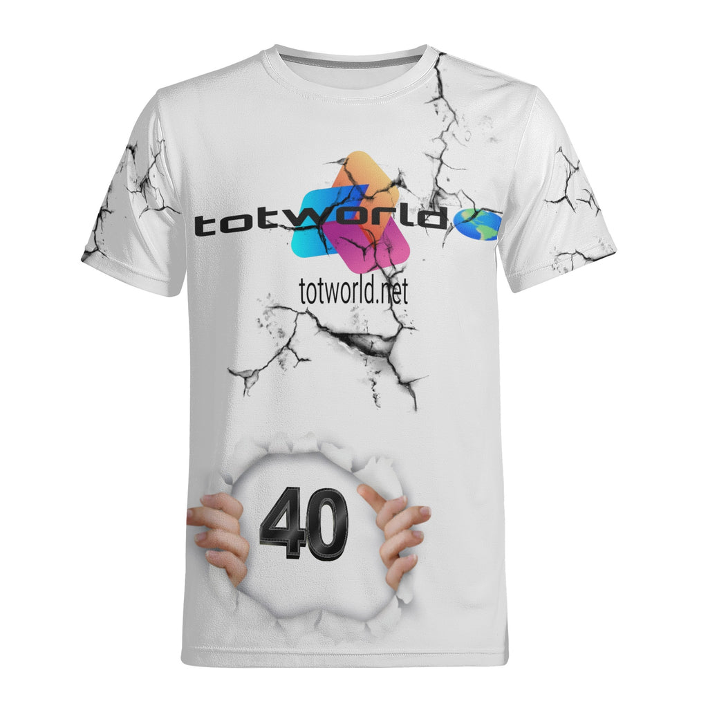 New Mens All Over Print T-shirt
