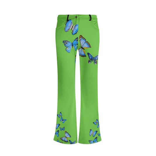 Womens Print Elegant Flare Pants