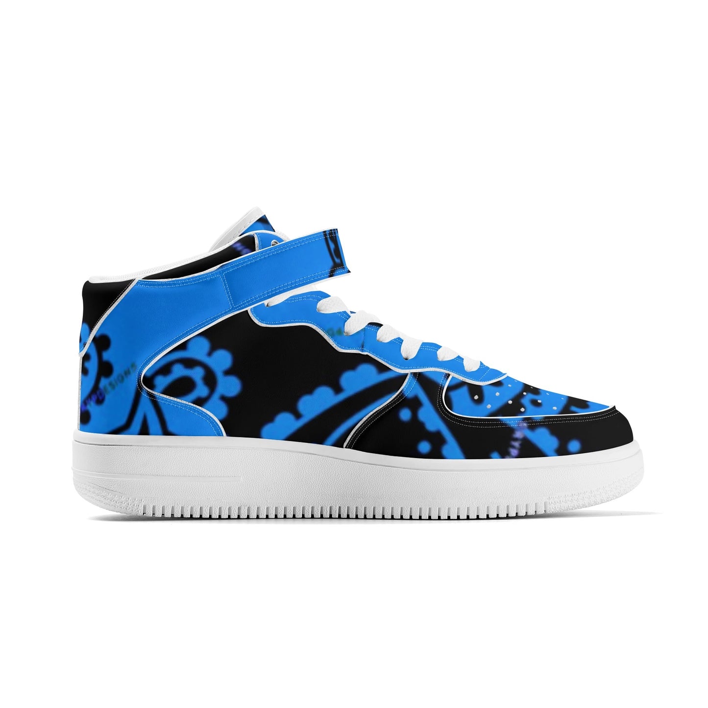 Mens Upgraded High Top Leather Sneakers