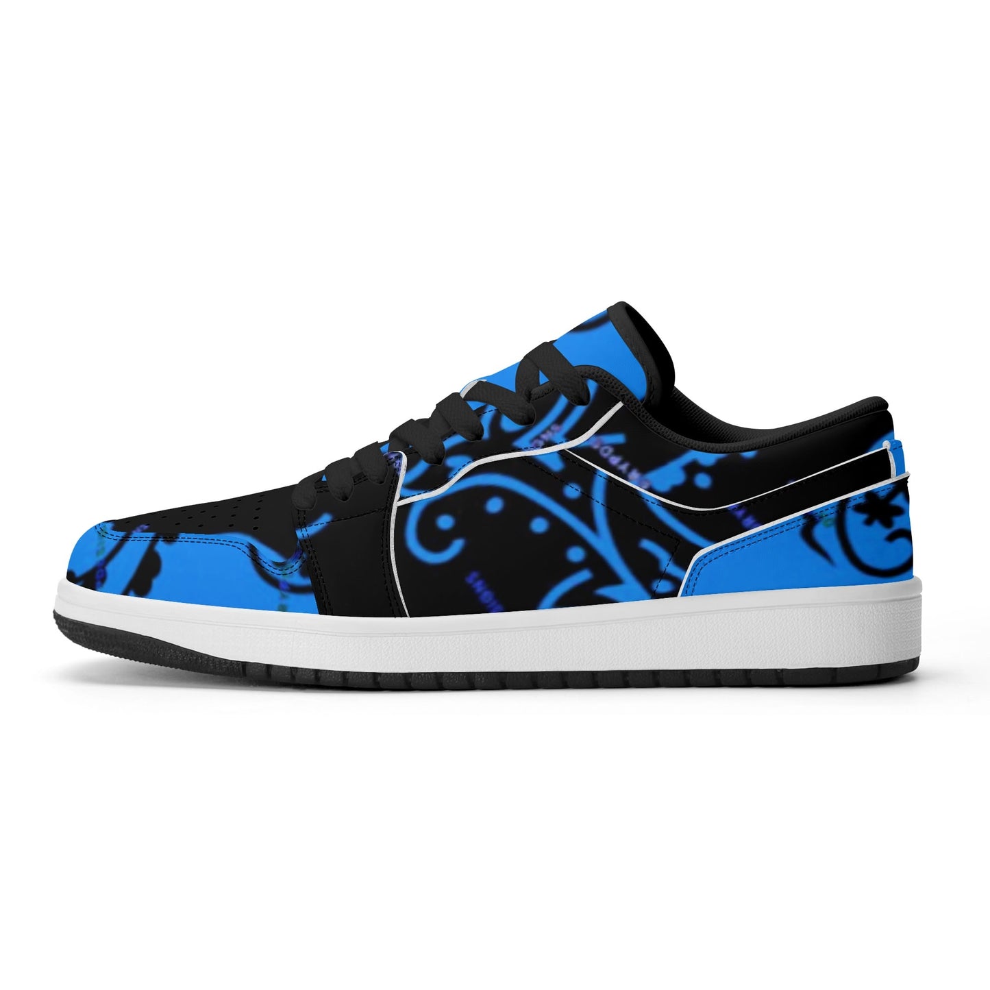 Mens Premium PU Leather Low Top Sneakers-V2