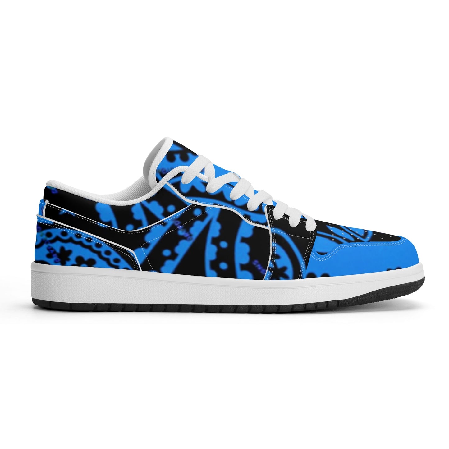 Mens Premium PU Leather Low Top Sneakers-V2