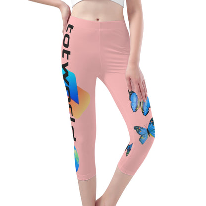 Womens Workout Capris Leggings Yoga Pants