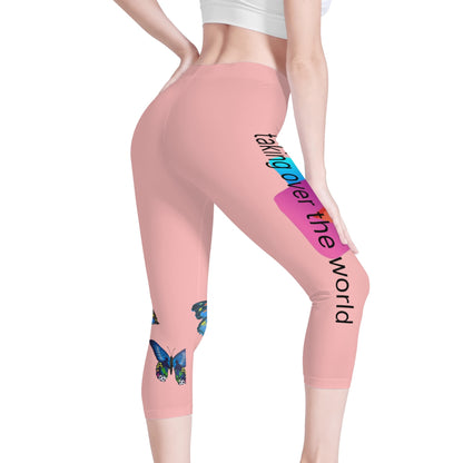 Womens Workout Capris Leggings Yoga Pants