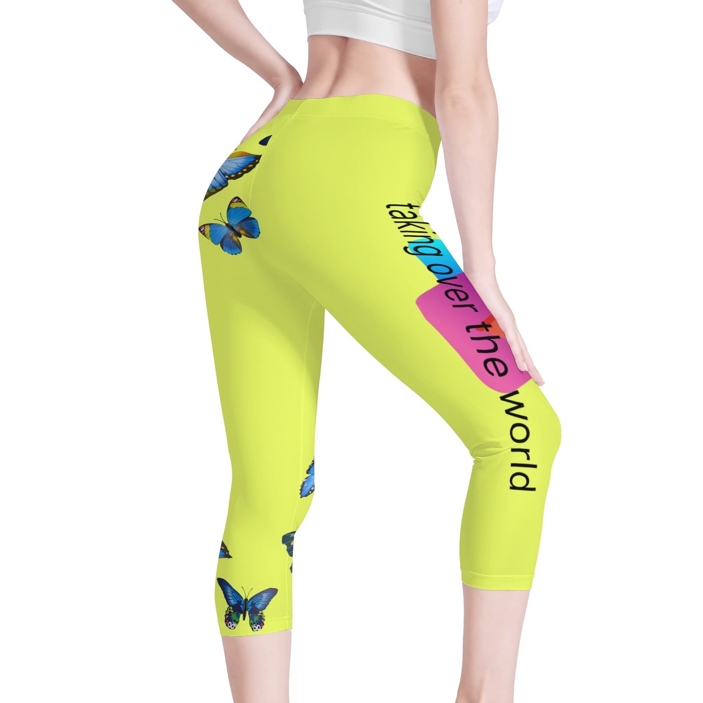 Womens Workout Capris Leggings Yoga Pants