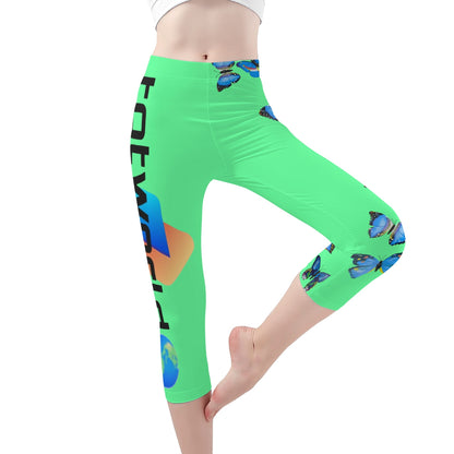 Womens Workout Capris Leggings Yoga Pants