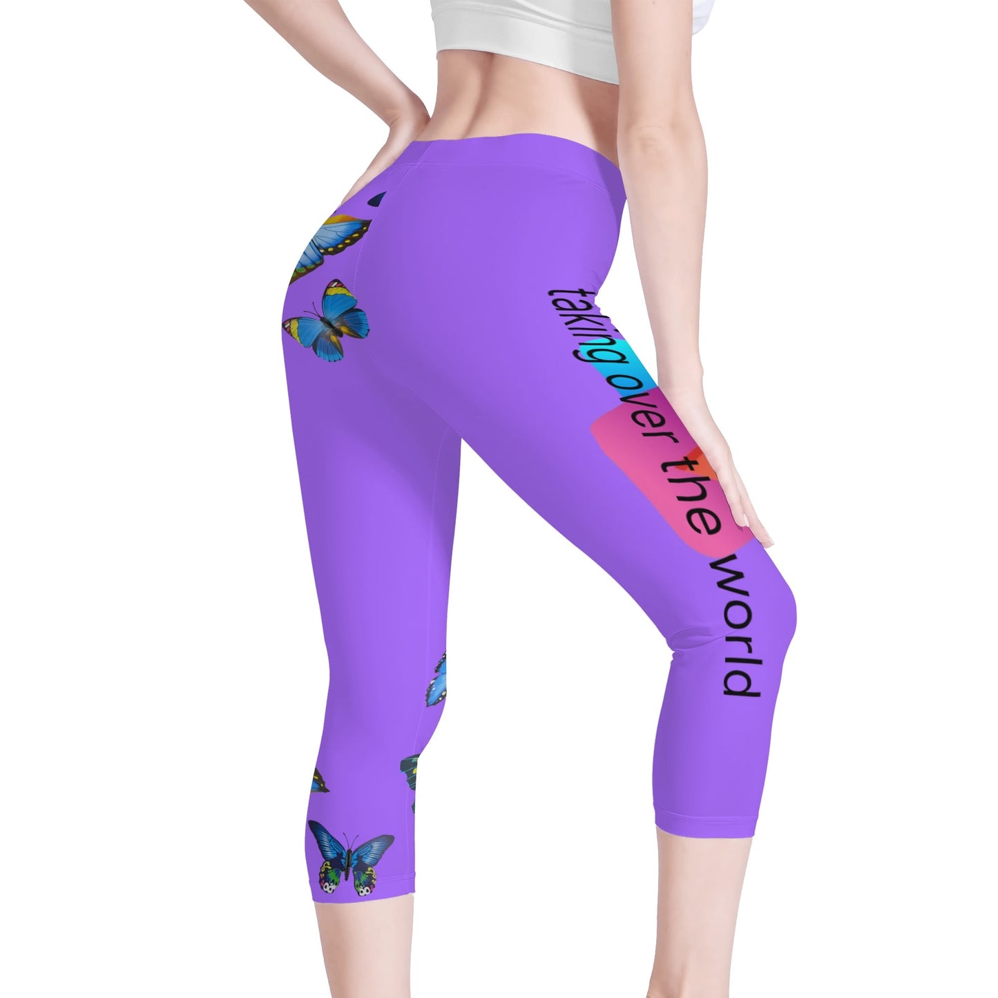 Womens Workout Capris Leggings Yoga Pants