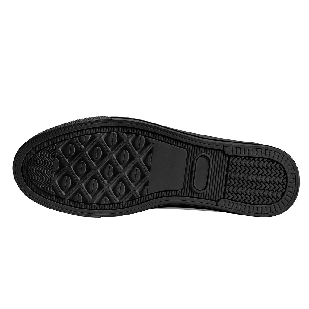 Women's High Top Canvas Shoes With Customized Tongue