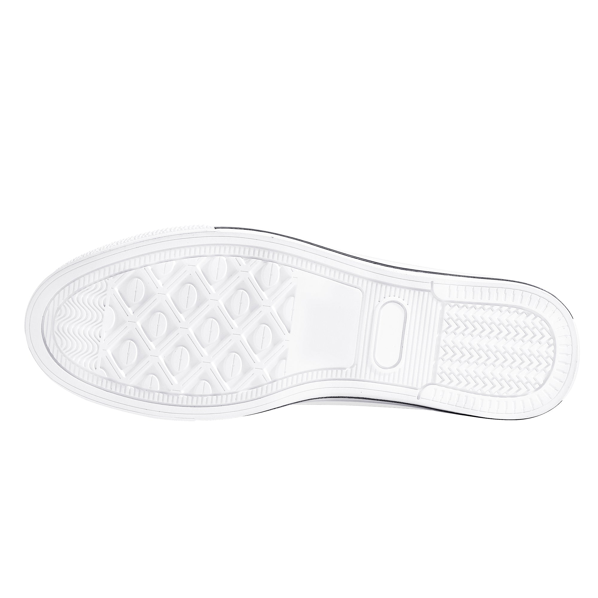 Men's High Top Canvas Shoes With Customized Tongue