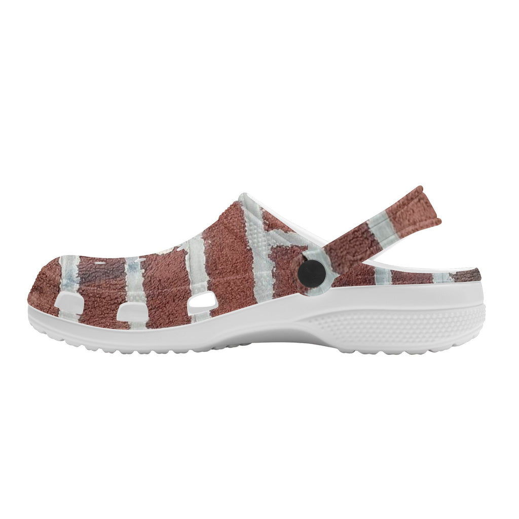 Mens All Over Printing Classic Clogs