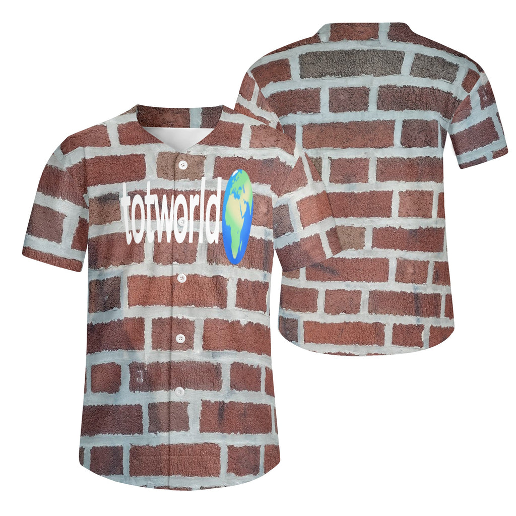 Mens Short Sleeve Baseball Jersey