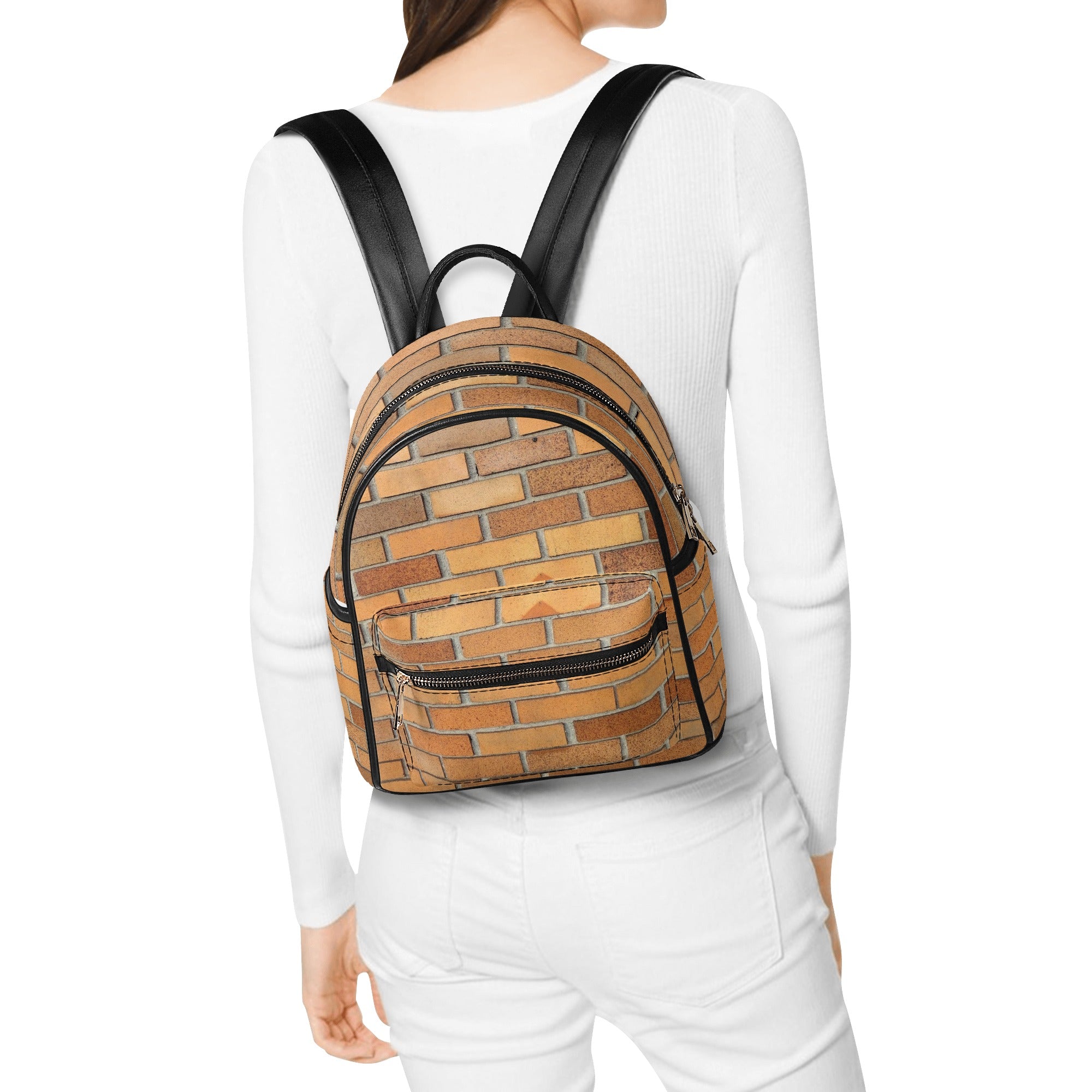 Womens Casual PU Backpack