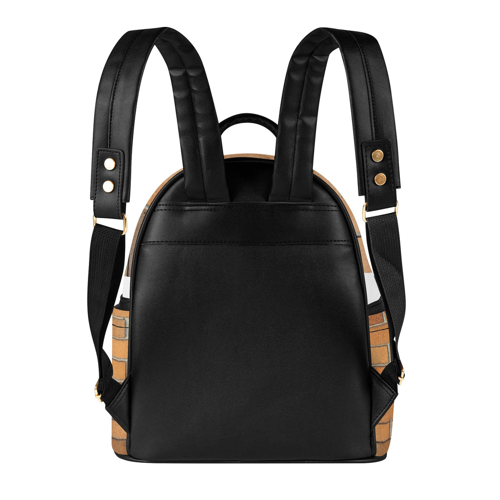 Womens Casual PU Backpack