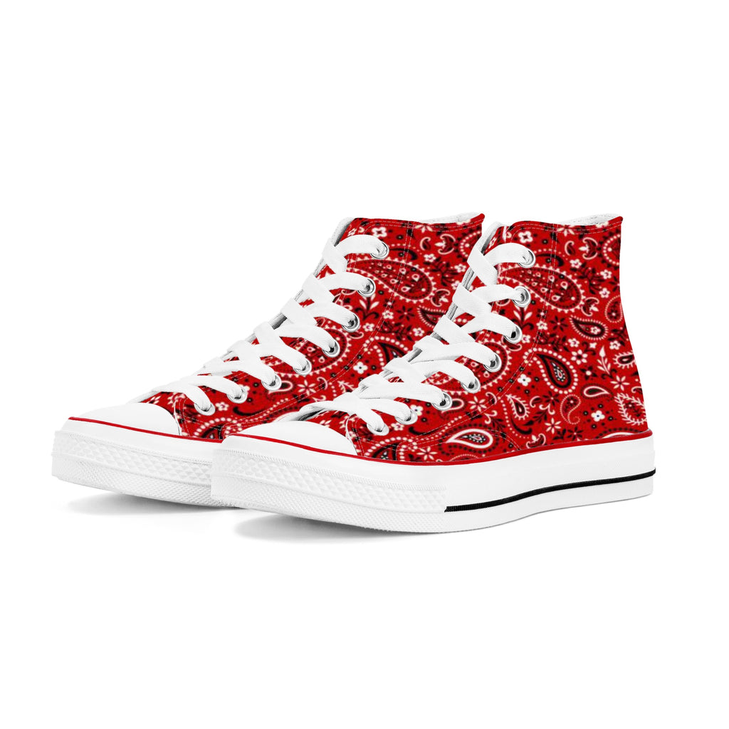 Mens Classic High Top Canvas Shoes