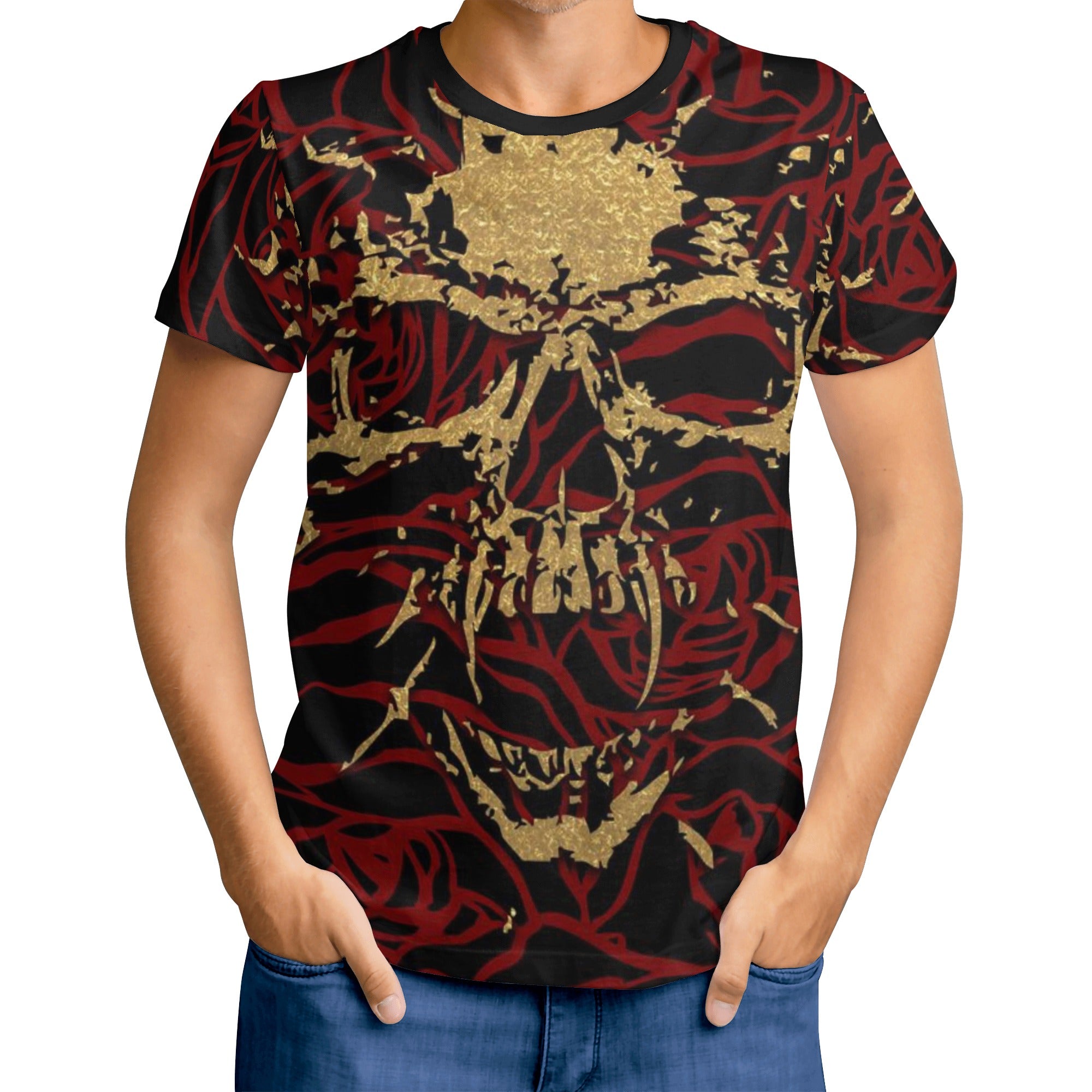 New Mens All Over Print T-shirt