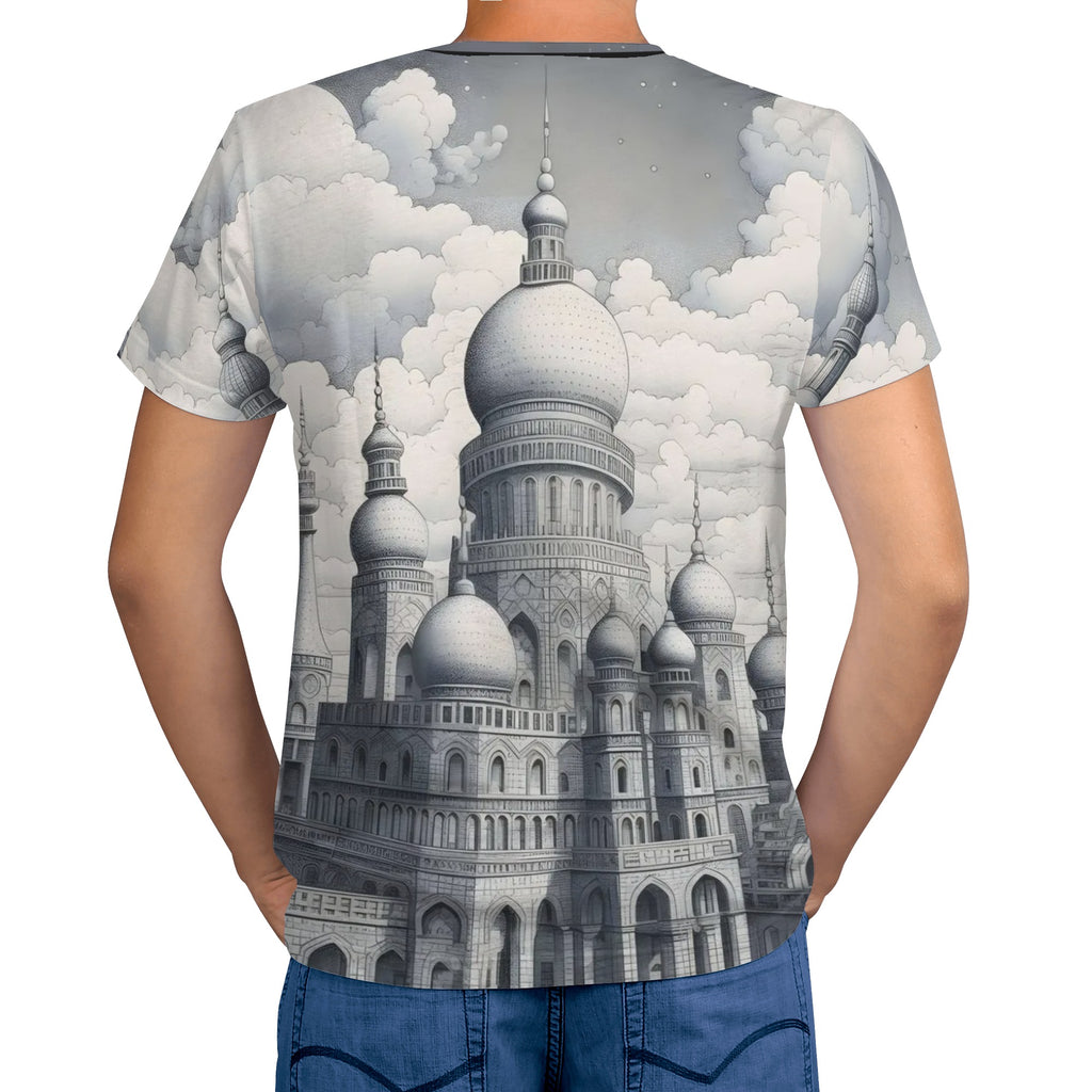 New Mens All Over Print T-shirt