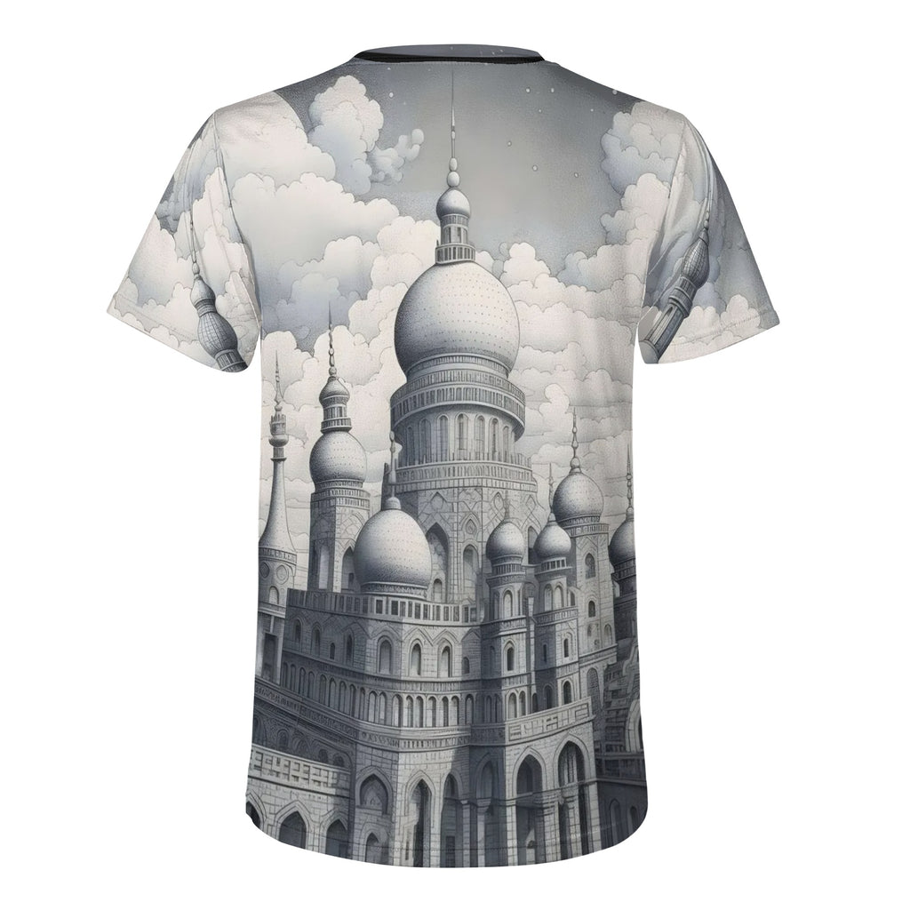 New Mens All Over Print T-shirt