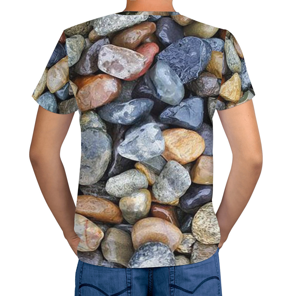 New Mens All Over Print T-shirt