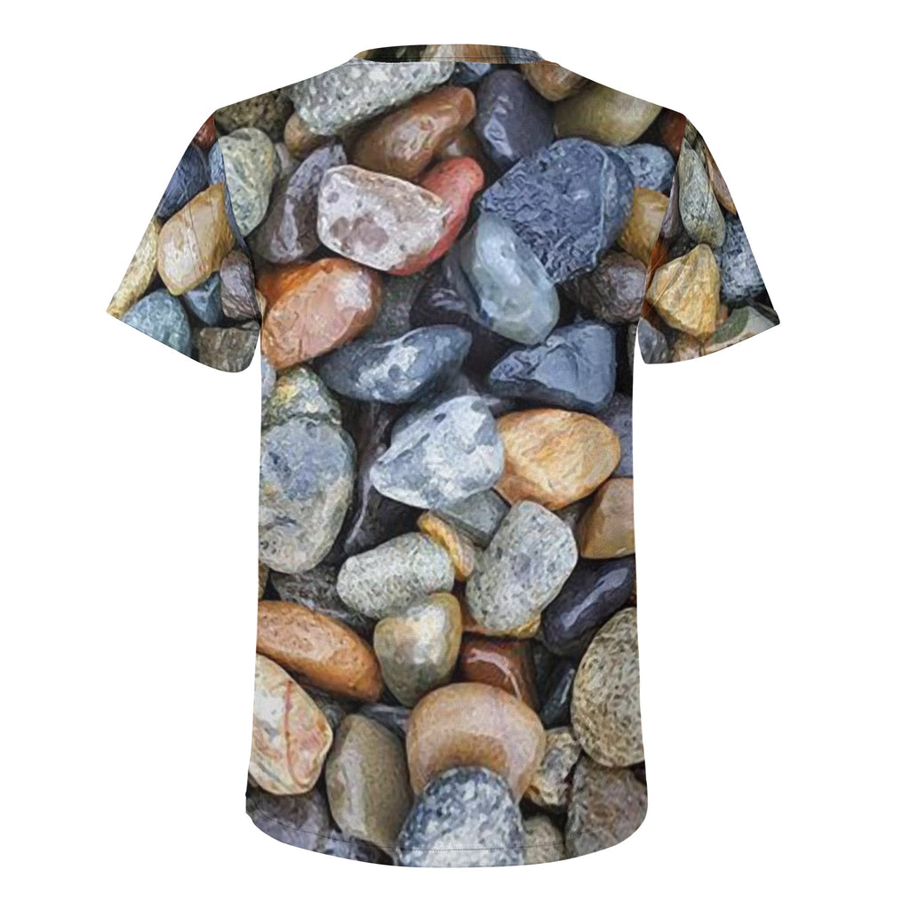 New Mens All Over Print T-shirt