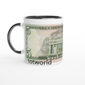 White 11oz Ceramic Mug with Color Inside