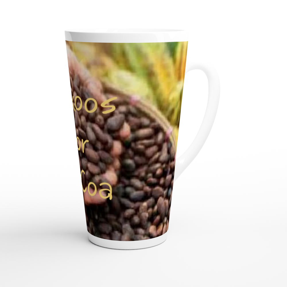 White Latte 17oz Ceramic Mug