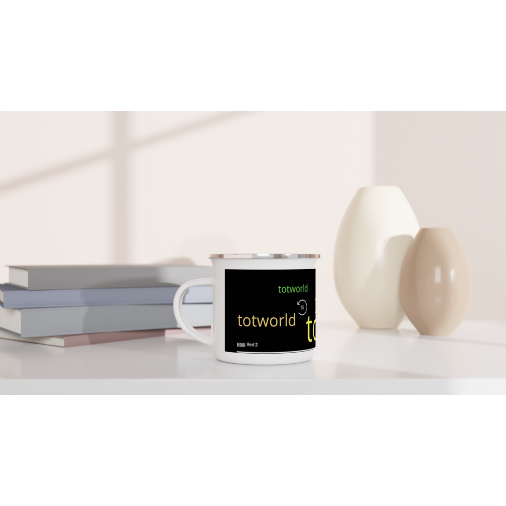 White 12oz Enamel Mug