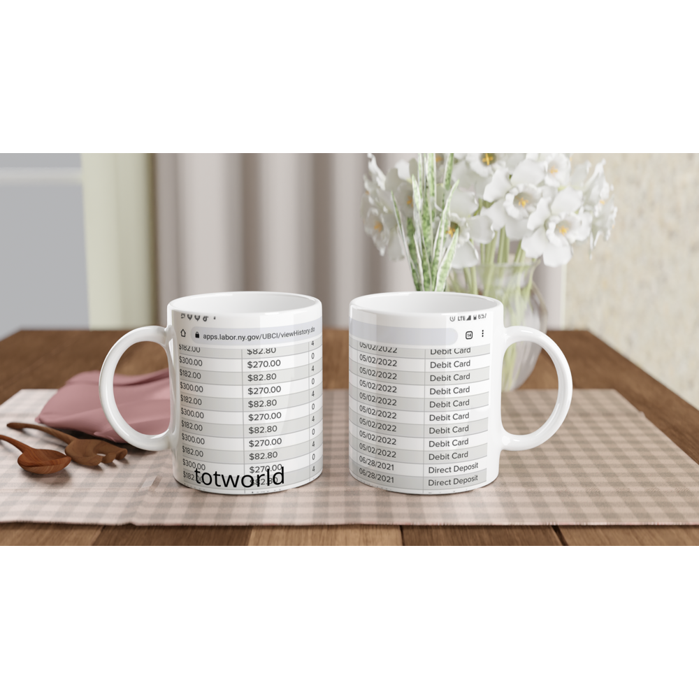 White 11oz Ceramic Mug