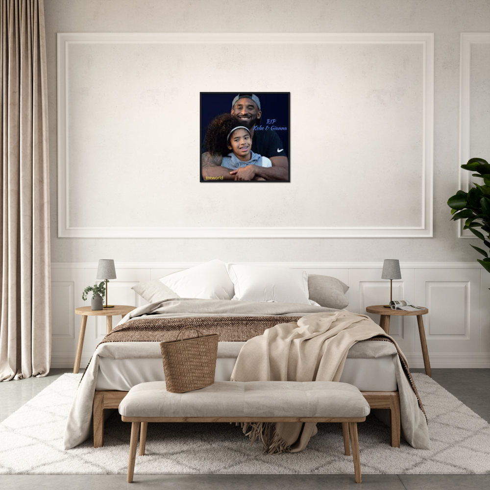 Premium Semi-Glossy Paper Wooden Framed Poster