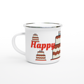 White 12oz Enamel Mug