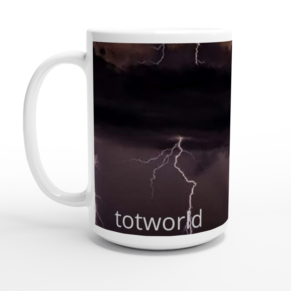 White 15oz Ceramic Mug
