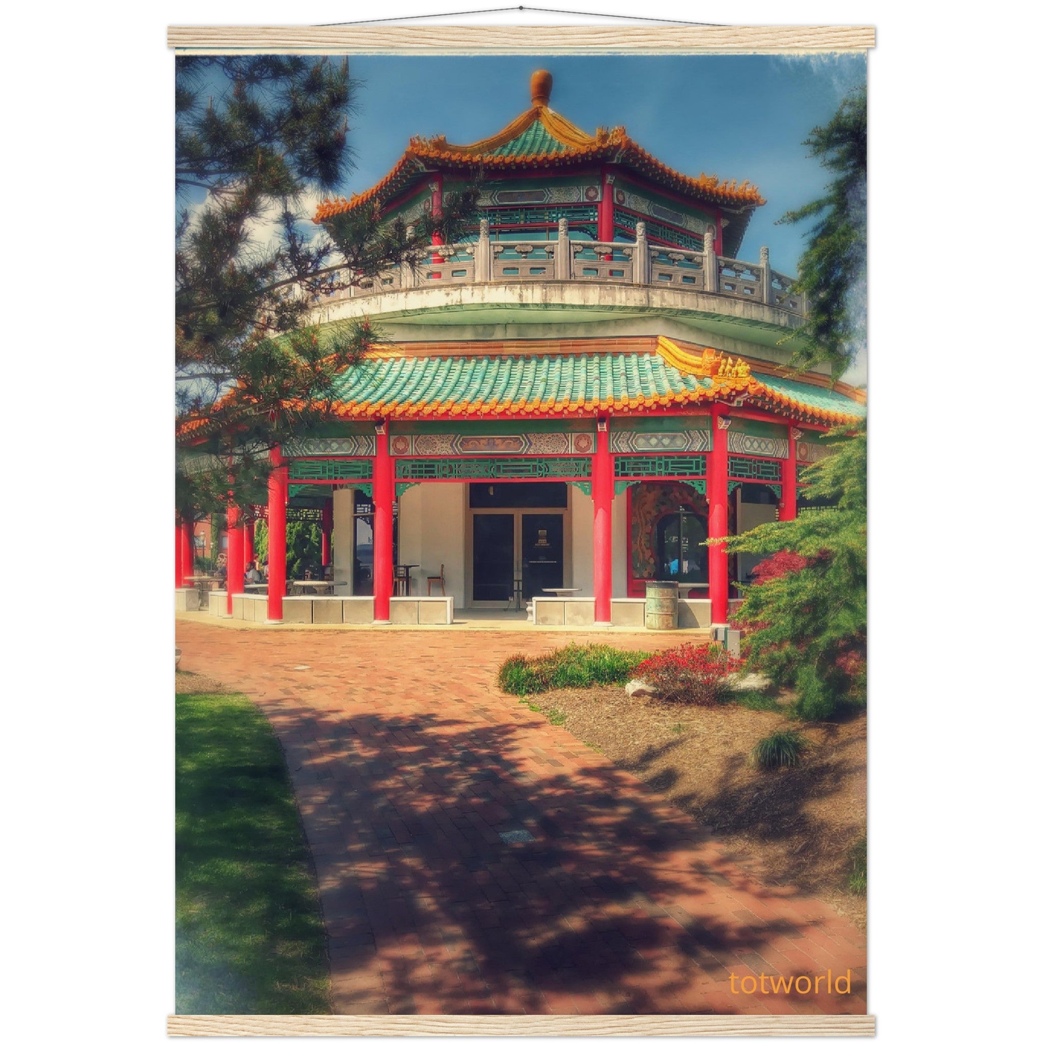 Classic Semi-Glossy Paper Poster with Hanger
