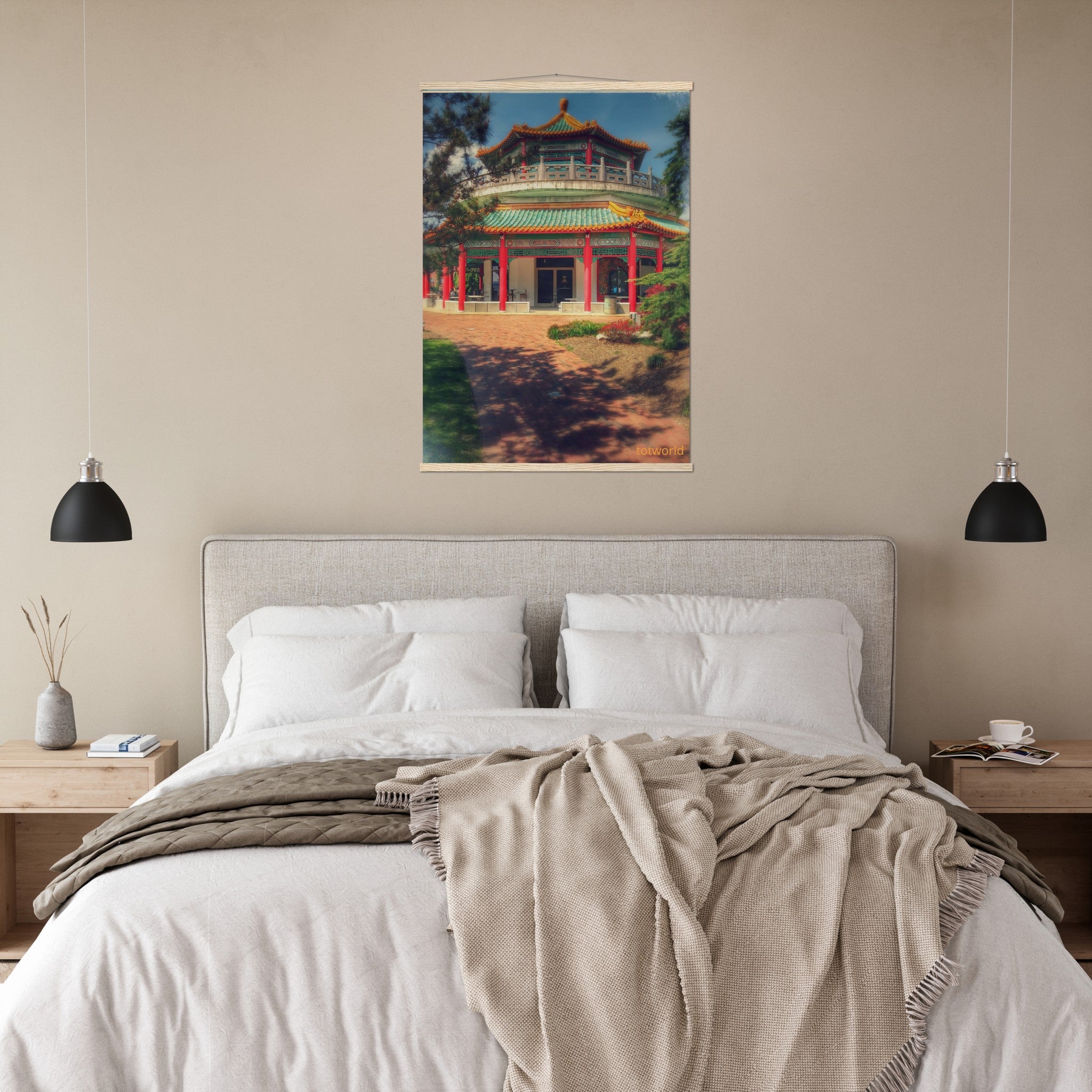 Classic Semi-Glossy Paper Poster with Hanger