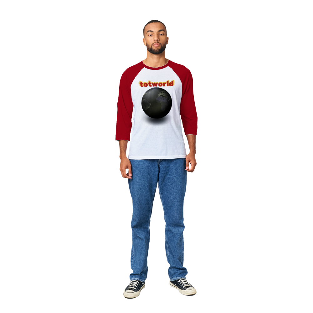 Unisex 3/4 sleeve Raglan T-shirt