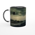 White 11oz Ceramic Mug with Color Inside