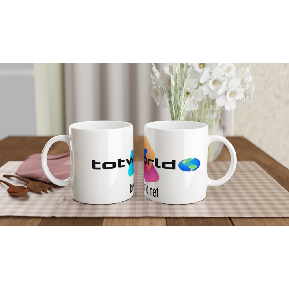 White 11oz Ceramic Mug