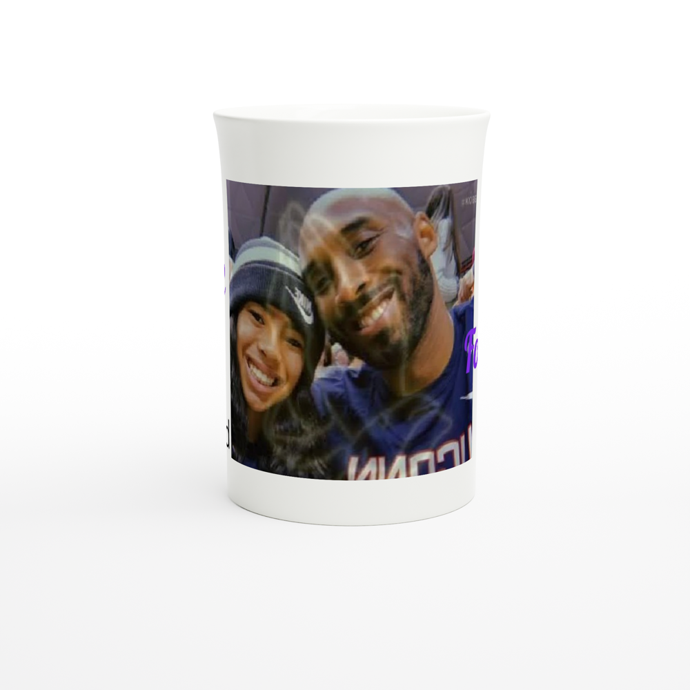 White 10oz Porcelain Slim Mug